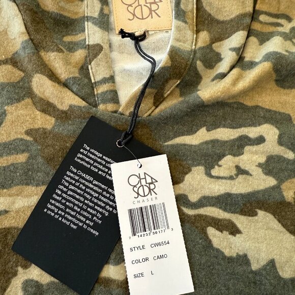 Chaser Camo Hoodie Size Large - Picture 9 of 11